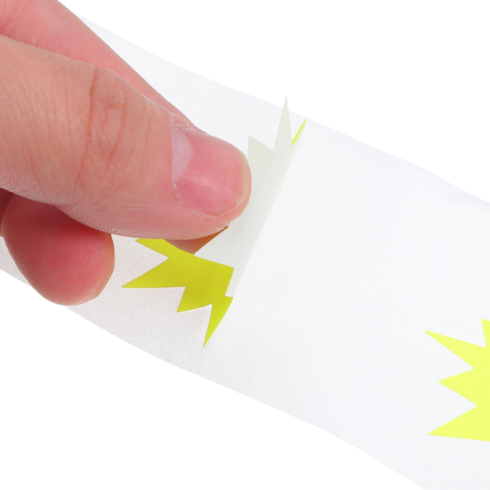 Yard Sign Blank - 200Pcs Fluorescent Burst Price Tags Blank