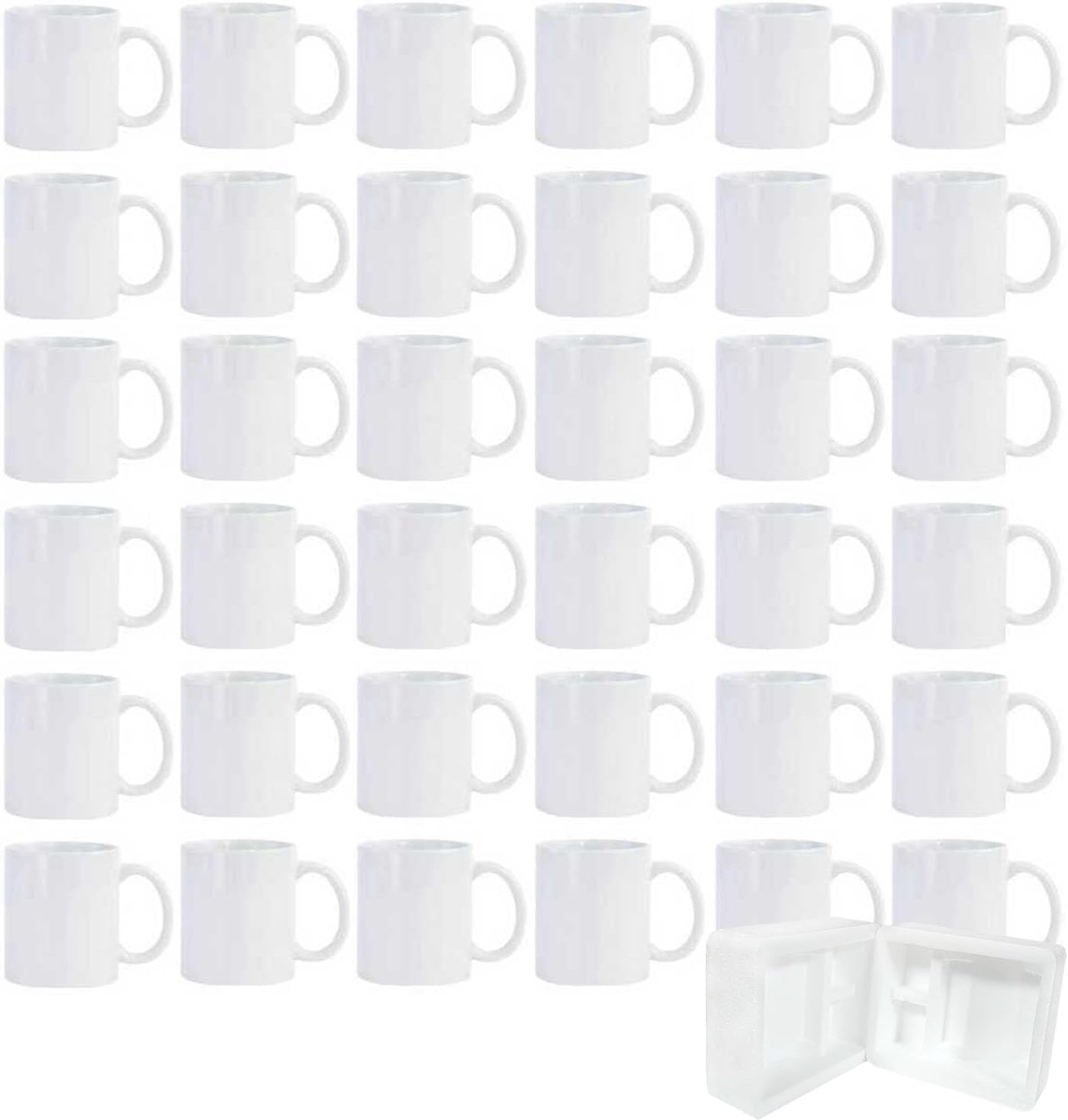 Sublimation Mug White - 36pcs Sublimation Mugs 11oz White Ceramic