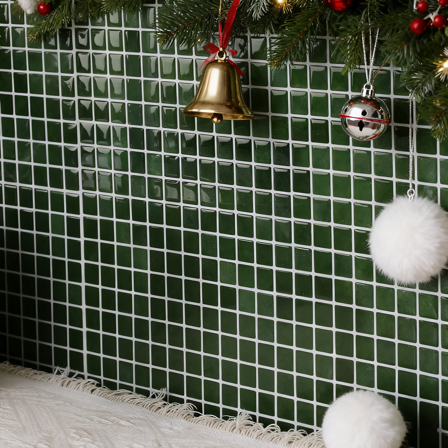20pcs 3D Mosaic Style Wall Sti - Ceramic Tile Blank บทวิจารณ์และราคา