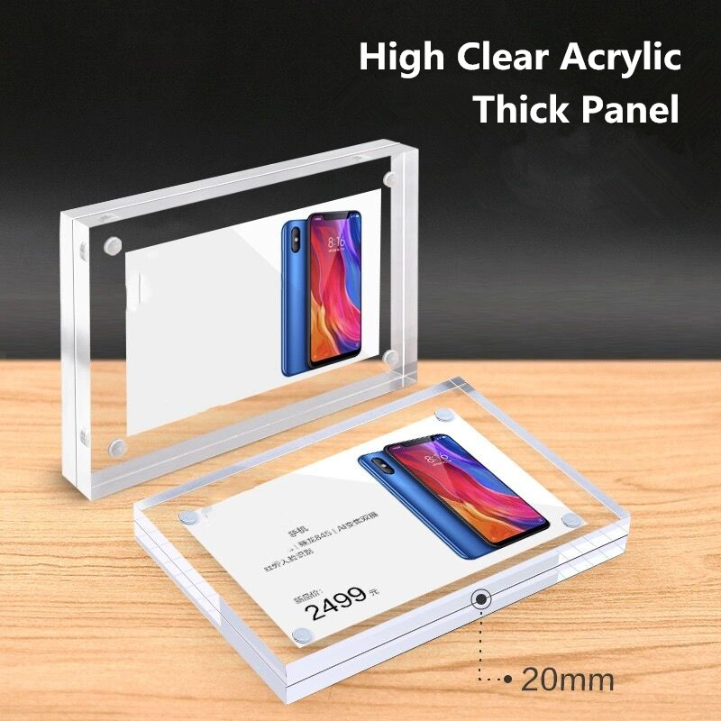 90x55mm Magnetic Acrylic Price - Photo Acrylic Block บทวิจารณ์และราคา
