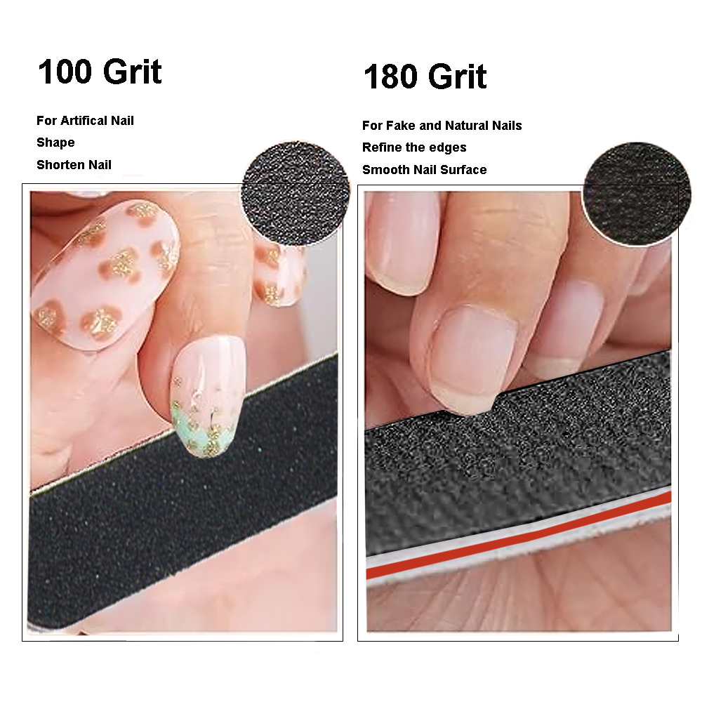 4pcs Professional Nail Files D - Photo Acrylic Block บทวิจารณ์และราคา