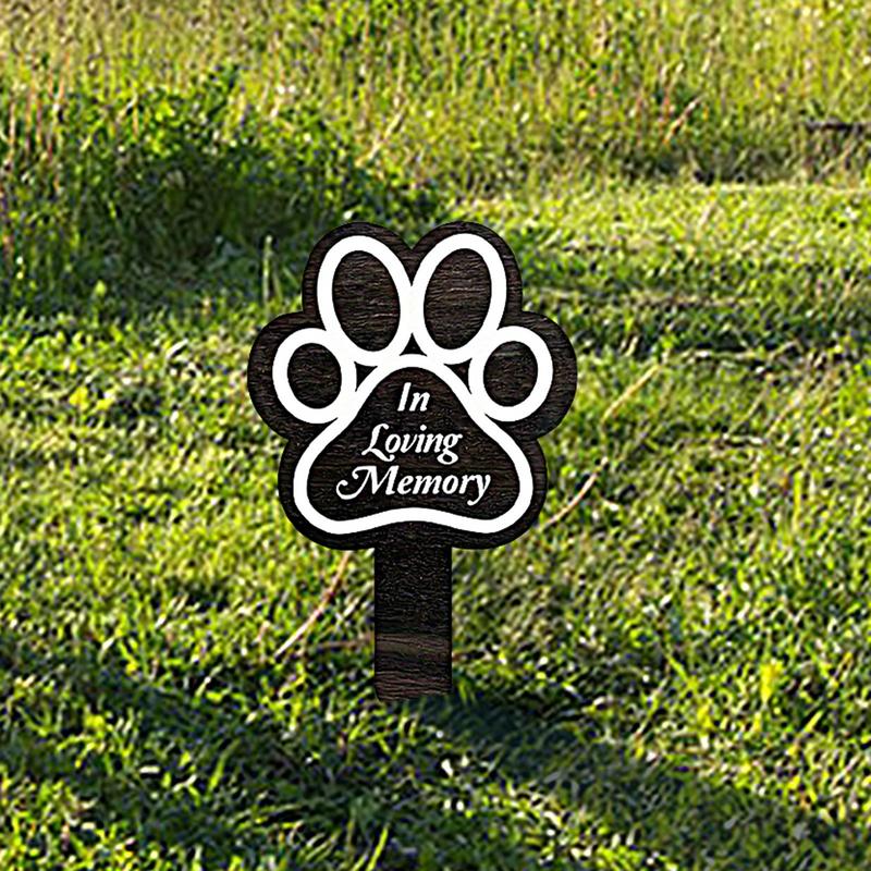 Dog Grave Marker Dog Cemetery  - Yard Sign Blank บทวิจารณ์และราคา