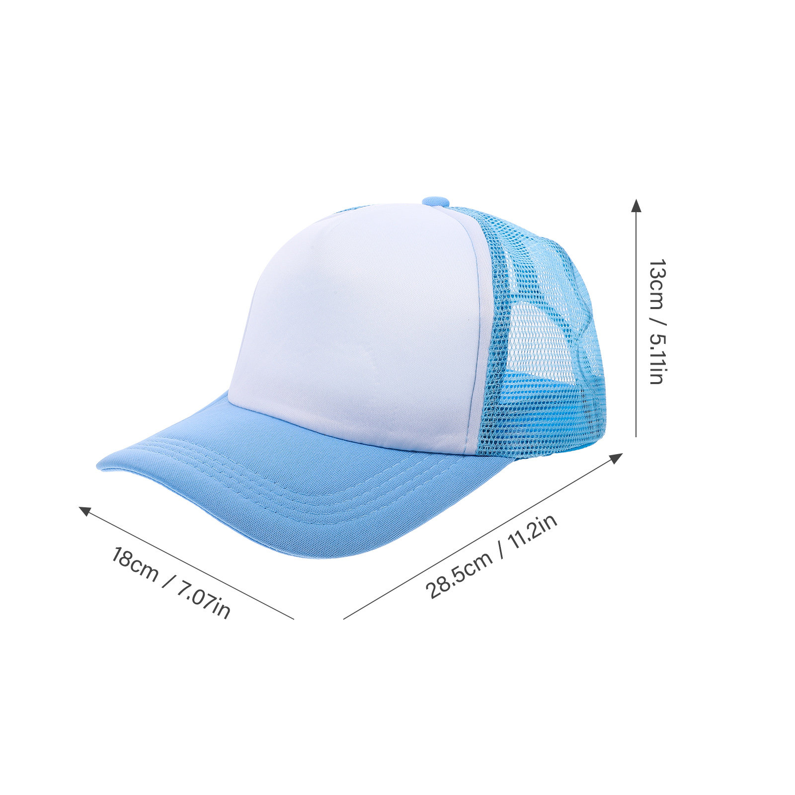 10Pcs Mesh Baseball Hat Blank  - Hat Sublimation Blank บทวิจารณ์และราคา