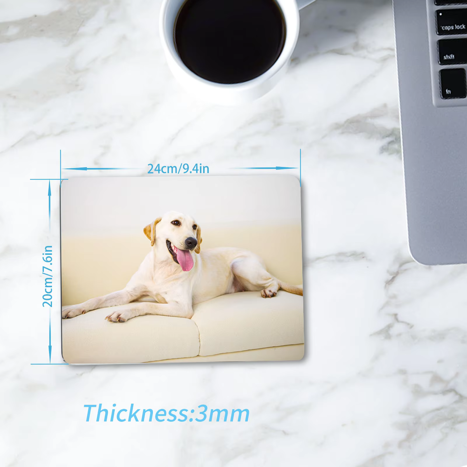 1 Pc Sublimation Mouse Pad Bla - Mouse Pad Blank Sublimation บทวิจารณ์และราคา