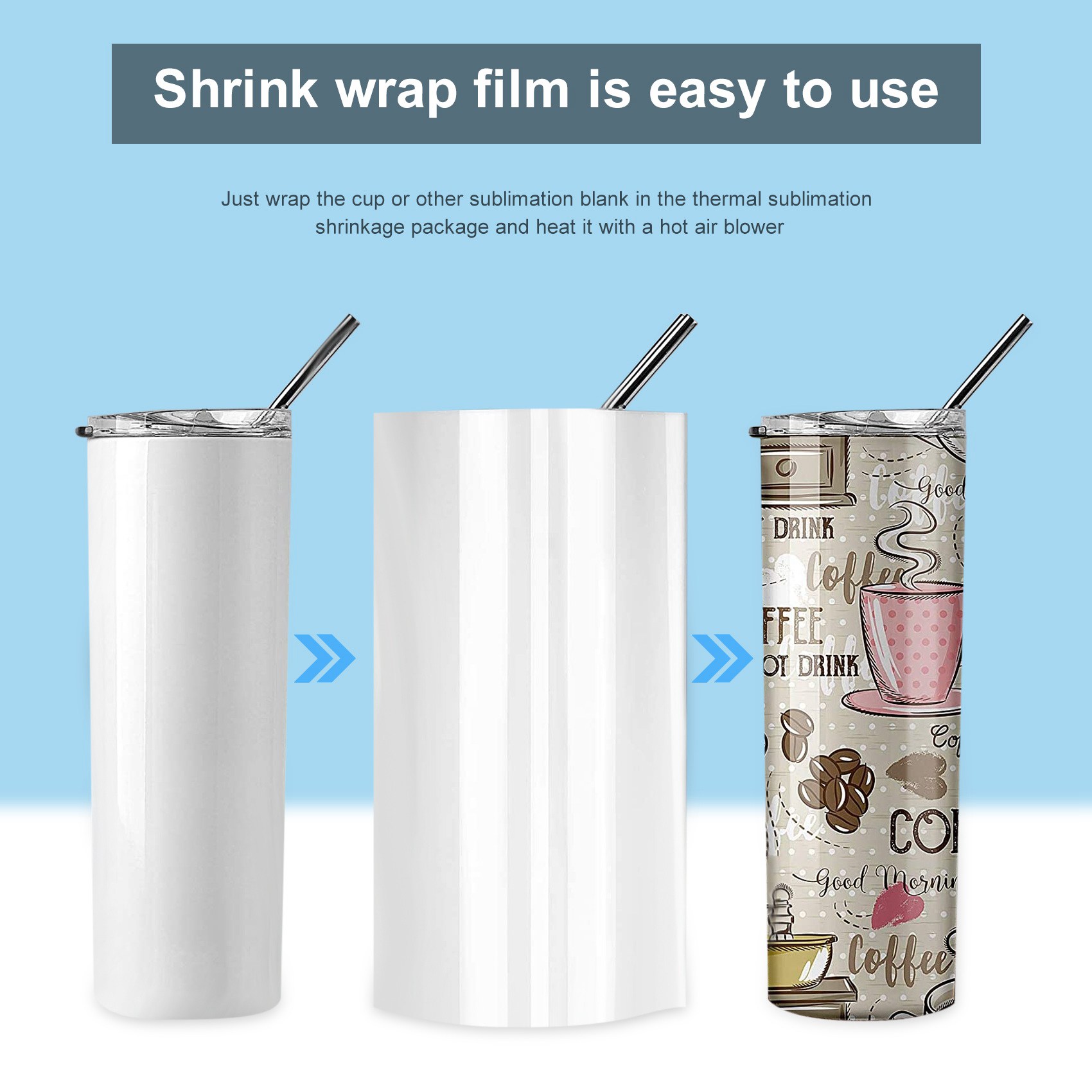 AEE3-30Pcs Sublimation Shrink  - Sublimation Mug White บทวิจารณ์และราคา