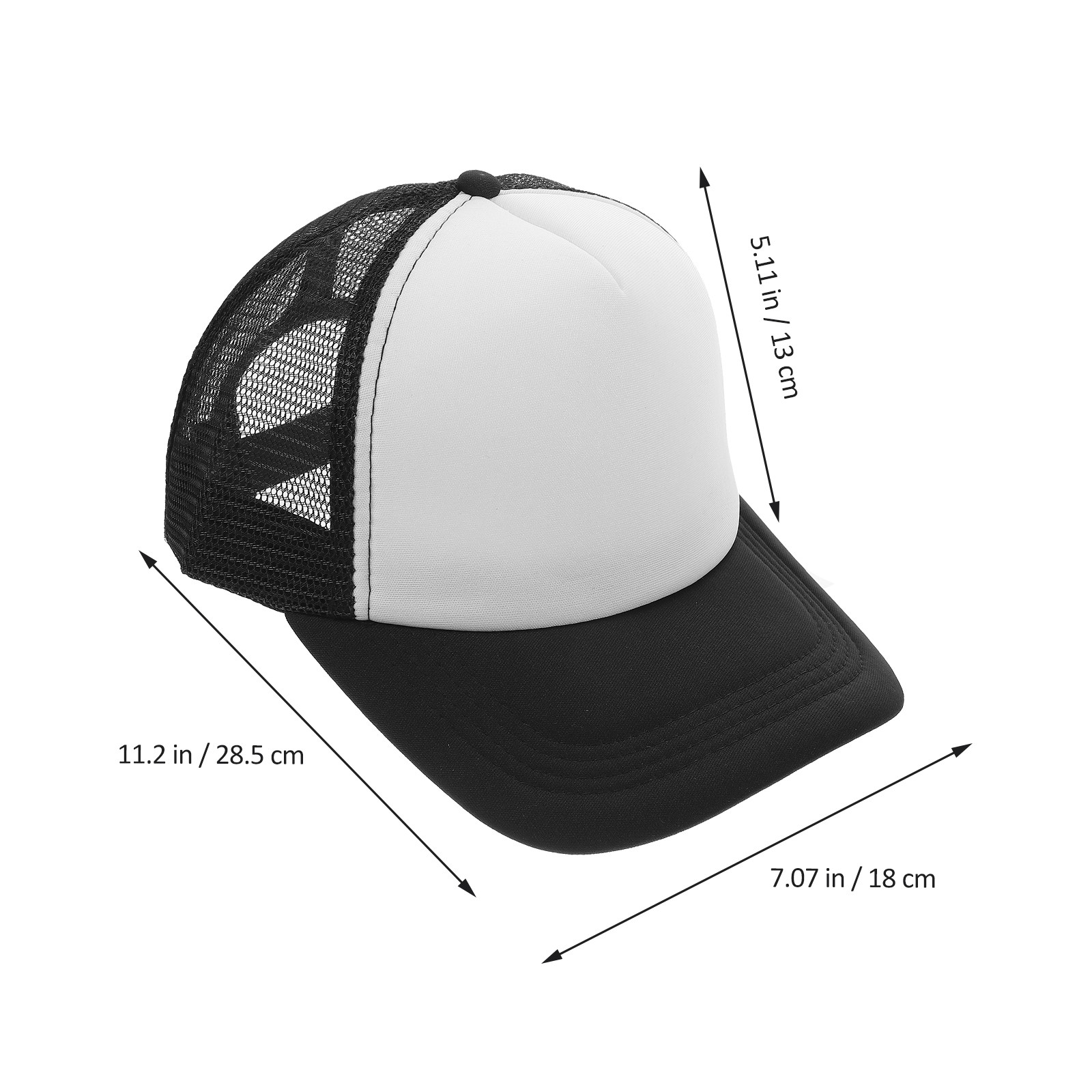 10Pcs Blank Mesh Baseball Caps - Hat Sublimation Blank บทวิจารณ์และราคา