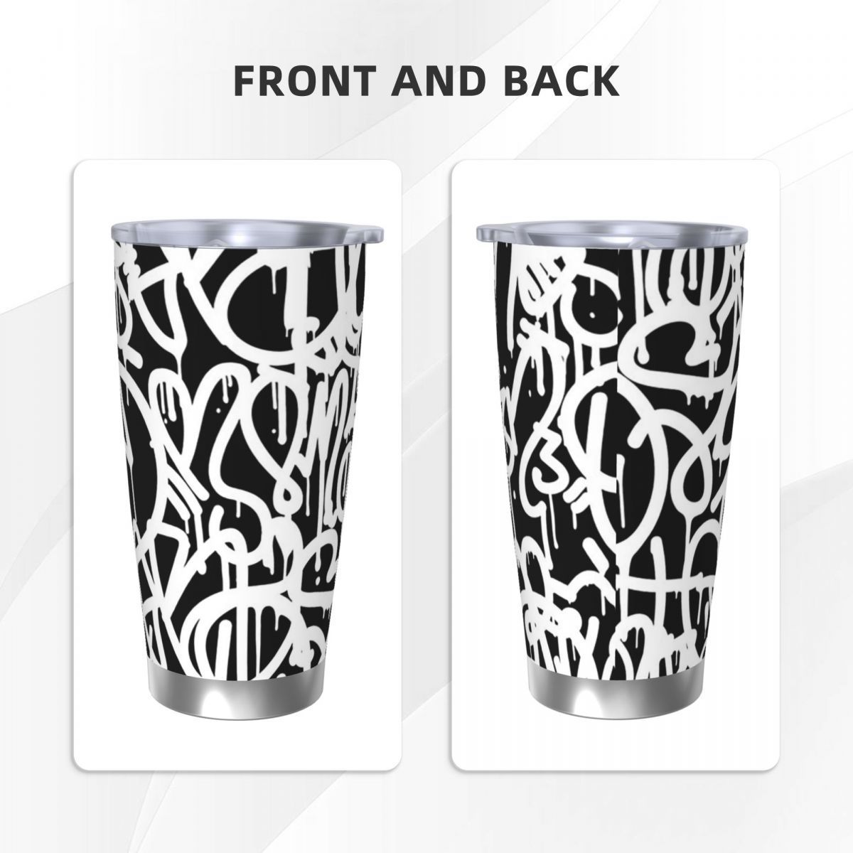 1pc Stainless Steel Water Bott - Tumbler 20Oz White บทวิจารณ์และราคา