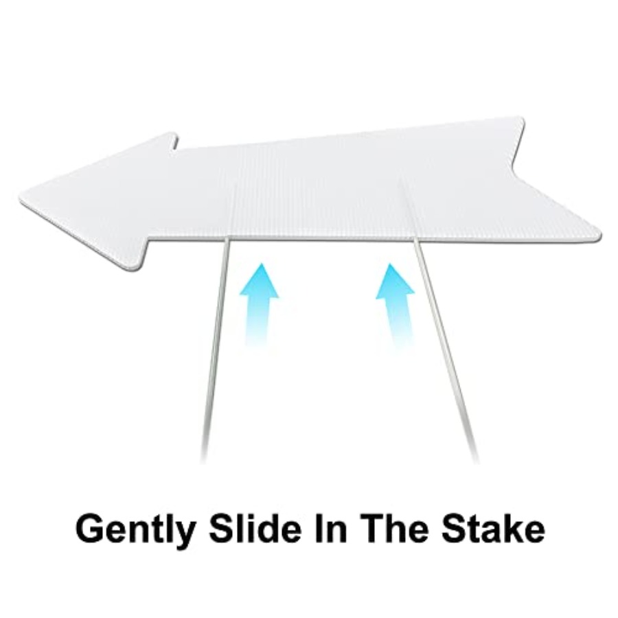 Blank Arrow Signs with Stakes  - Yard Sign Blank บทวิจารณ์และราคา