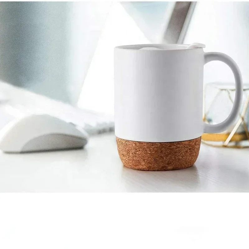 Coffee Mug with Cork Base Bott - Sublimation Mug White บทวิจารณ์และราคา