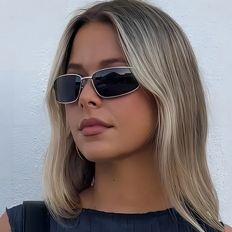 Women's y2k Sunglasses Stylish - Metal Photo Panel บทวิจารณ์และราคา