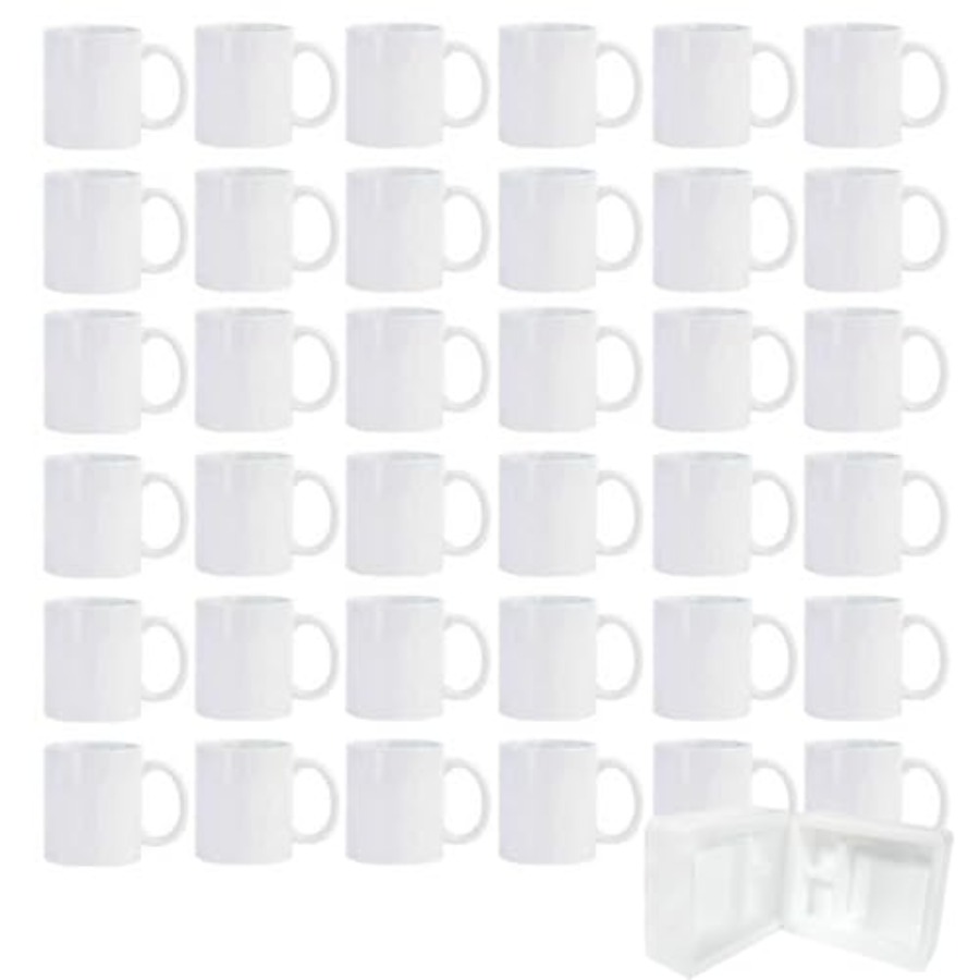 36pcs Sublimation Mugs 11oz Wh - Sublimation Mug White บทวิจารณ์และราคา
