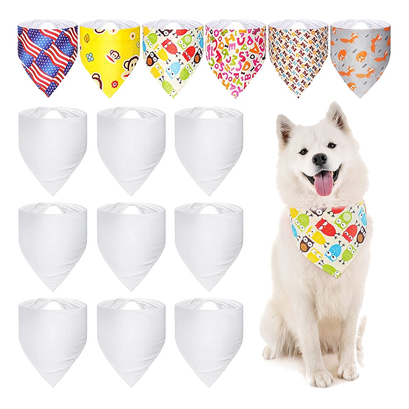 100 Pieces Sublimation Blank D - Bandana Blank White บทวิจารณ์และราคา