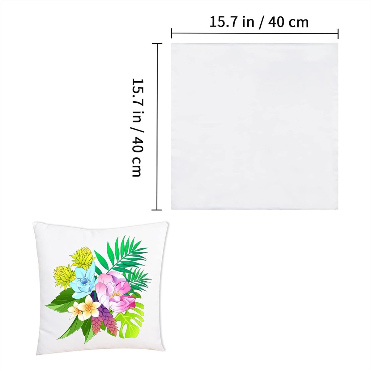 ABZT 15 Pcs Sublimation Blanks - Pillow Cover Sublimation บทวิจารณ์และราคา