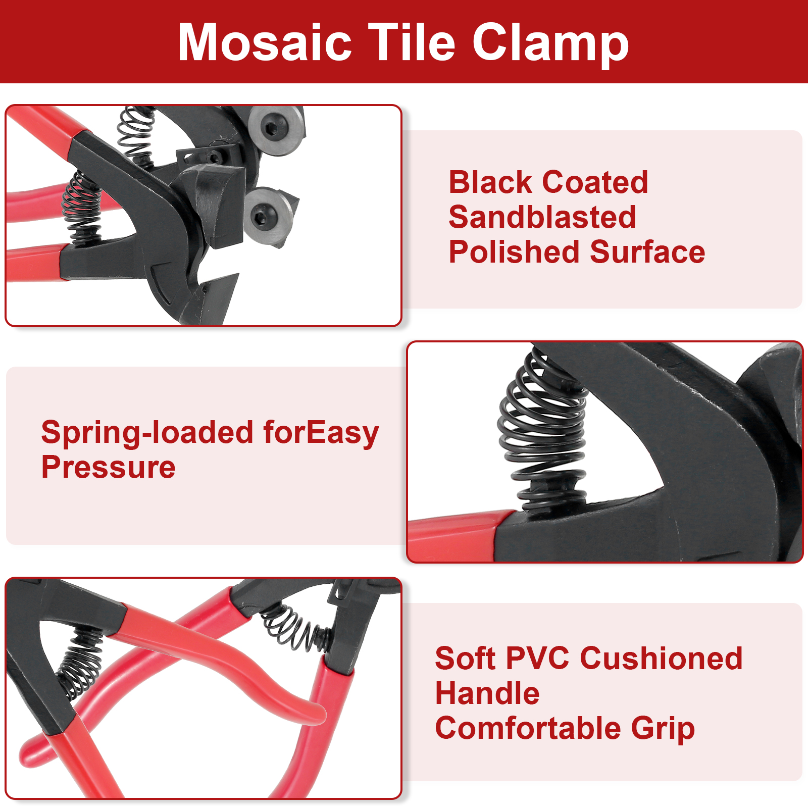 1/2 Pcs Glass Tile Nippers Set - Ceramic Tile Blank บทวิจารณ์และราคา