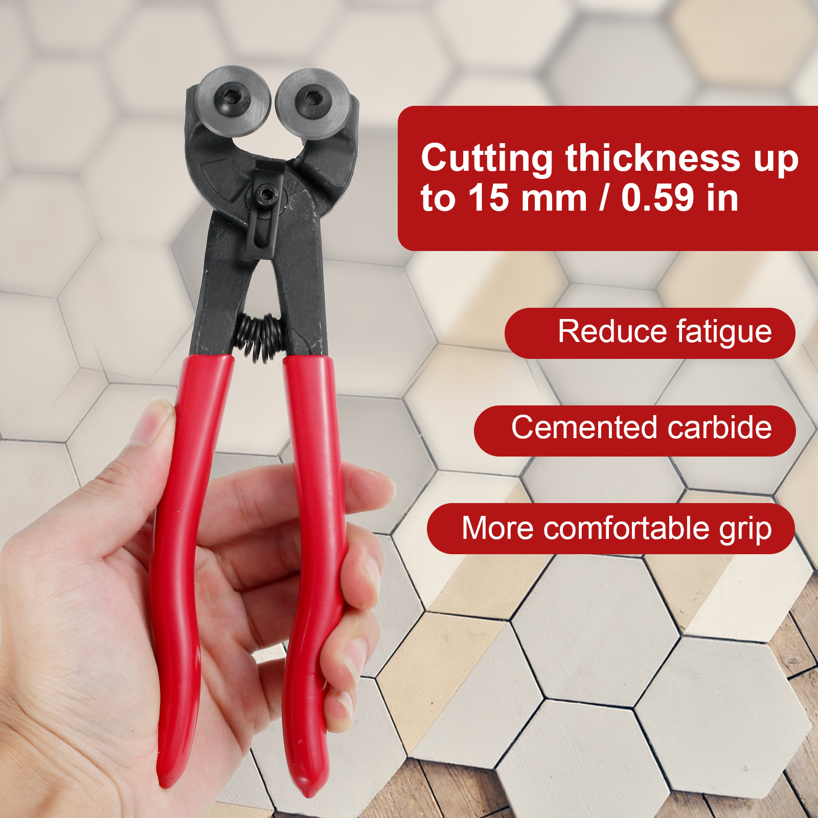 1/2 Pcs Glass Tile Nippers Set - Ceramic Tile Blank บทวิจารณ์และราคา