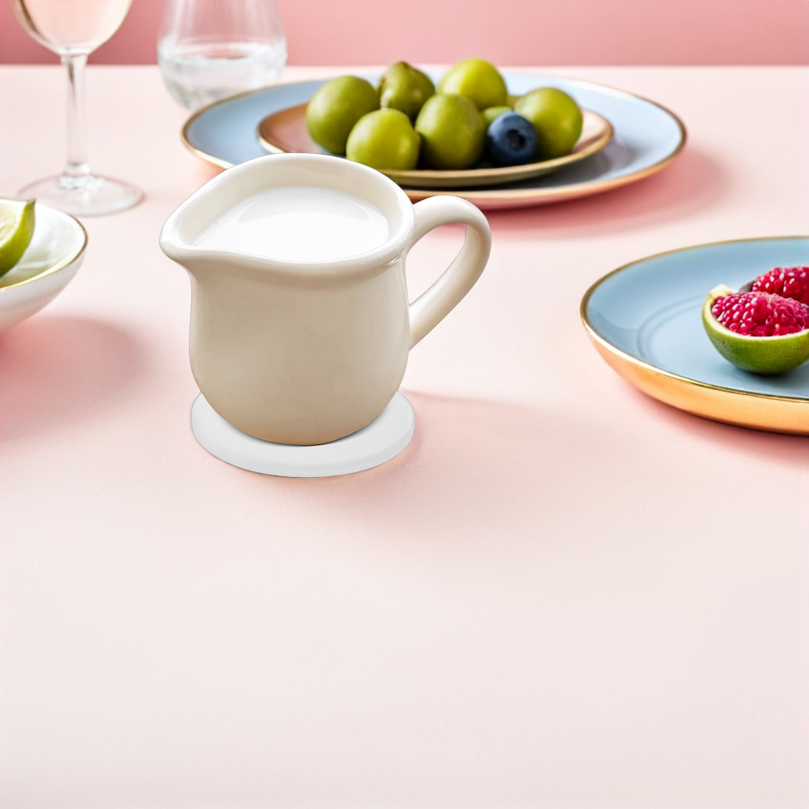 12Pcs White Round Ceramic Coas - Coaster Sublimation Blank บทวิจารณ์และราคา
