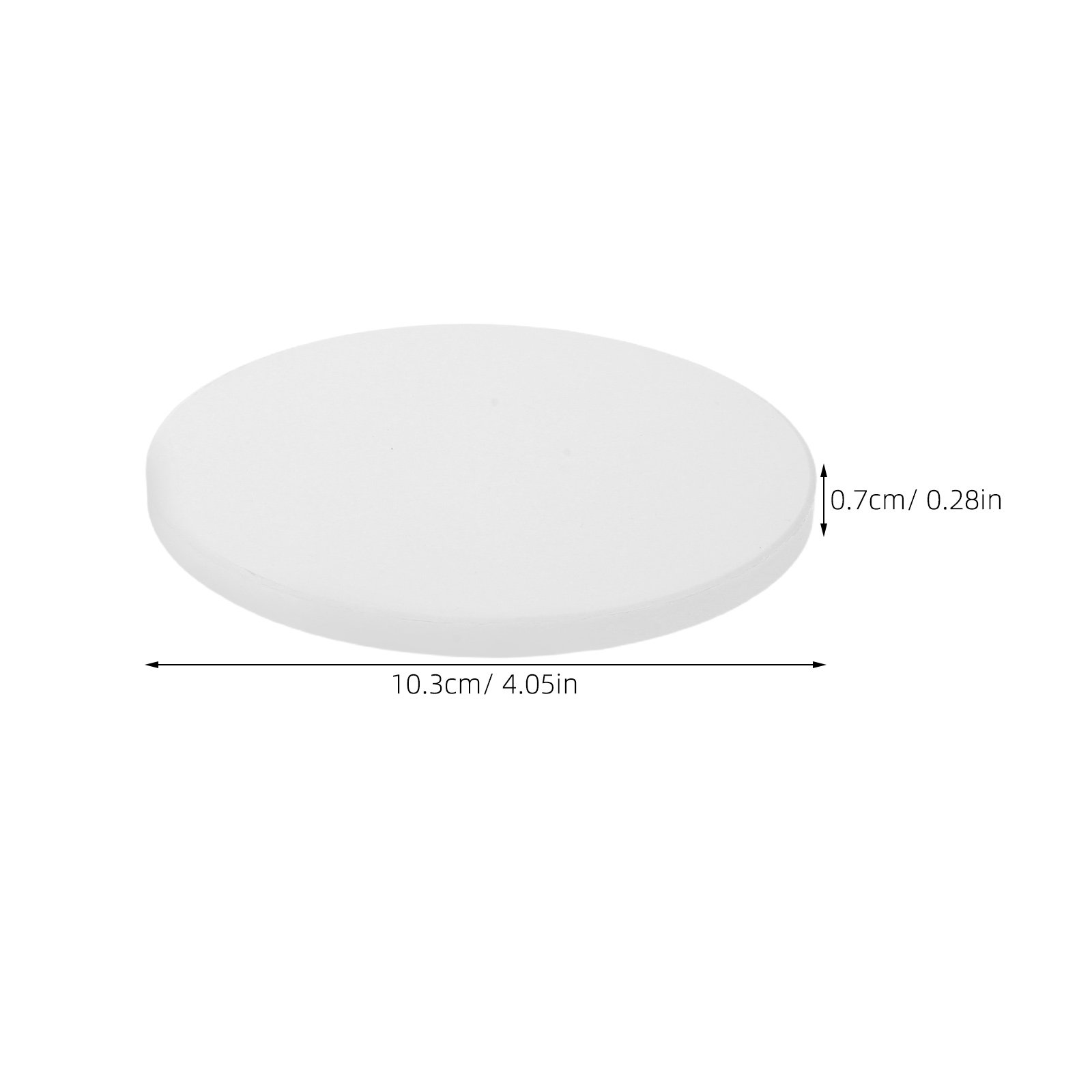 12Pcs White Round Ceramic Coas - Coaster Sublimation Blank บทวิจารณ์และราคา
