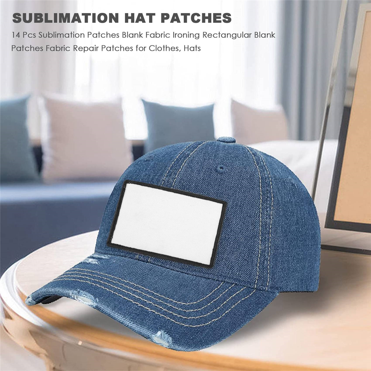 ABVA-14 Pcs Sublimation Patche - Hat Sublimation Blank บทวิจารณ์และราคา
