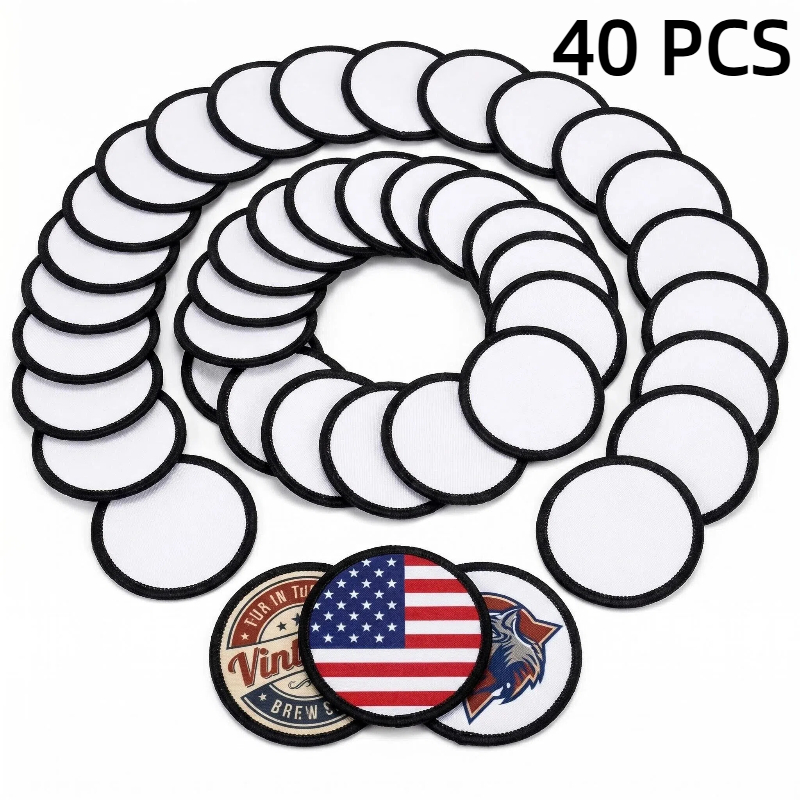 40 PCs Sublimation Patches Clo - Hat Sublimation Blank บทวิจารณ์และราคา