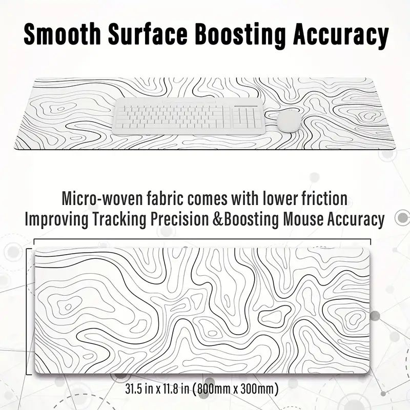 1PC Large Mouse Pads For Desk, - Mouse Pad Blank Sublimation บทวิจารณ์และราคา