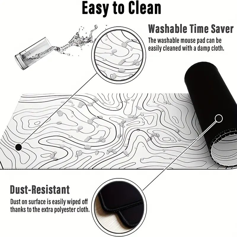 1PC Large Mouse Pads For Desk, - Mouse Pad Blank Sublimation บทวิจารณ์และราคา