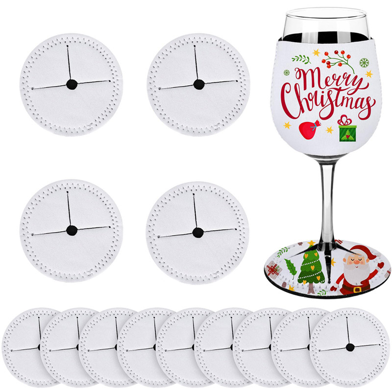 5/10Pcs Sublimation Wine Bottl - Coaster Sublimation Blank บทวิจารณ์และราคา