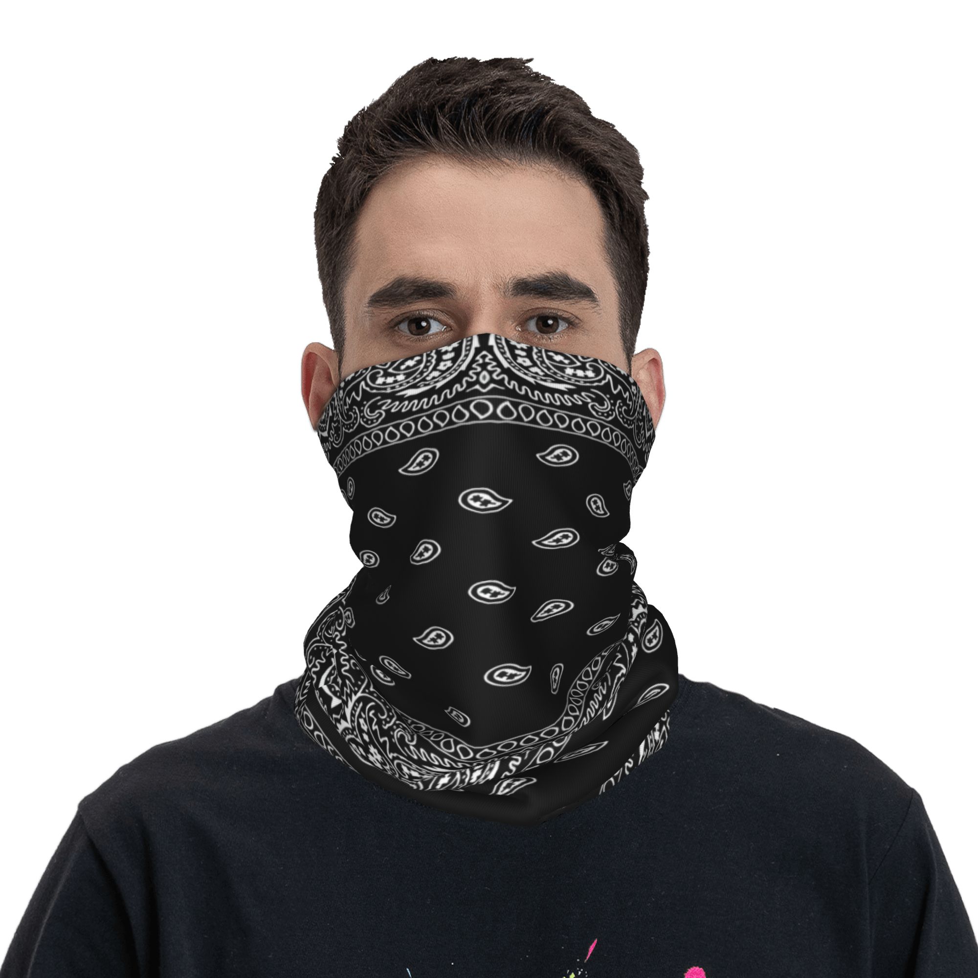 Custom Black and White Bandana - Bandana Blank White บทวิจารณ์และราคา