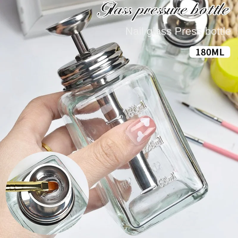 Nail glass bottle press funnel - Water Bottle Blank บทวิจารณ์และราคา