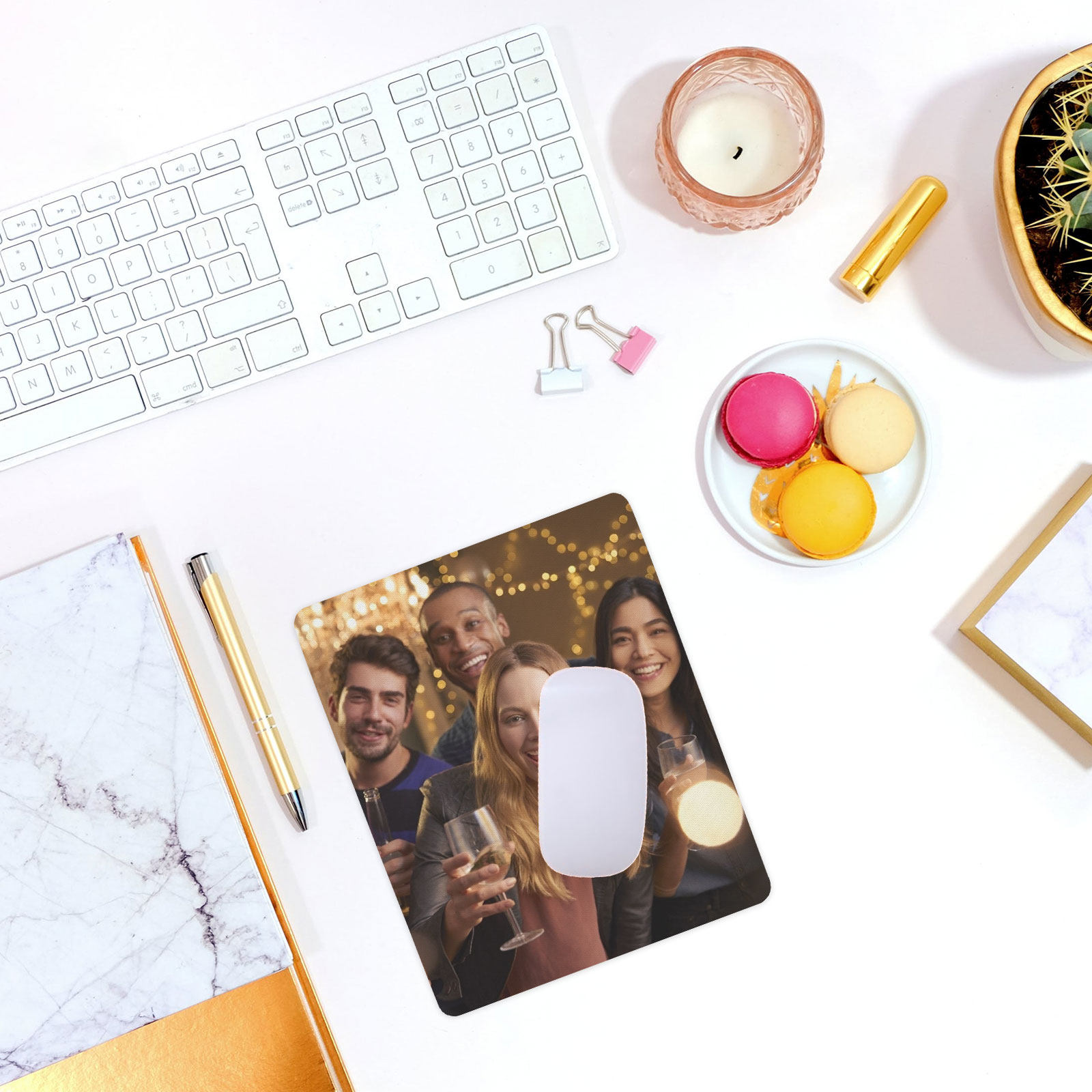 5Pcs Heat Transfer Sublimation - Mouse Pad Blank Sublimation บทวิจารณ์และราคา
