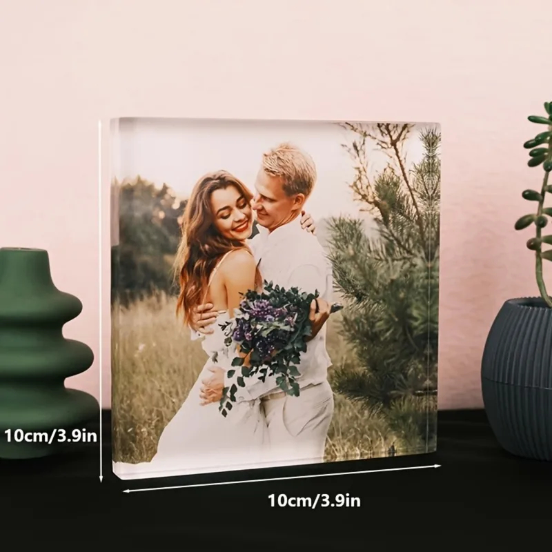 Custom Acrylic Anniversary Pho - Photo Acrylic Block บทวิจารณ์และราคา